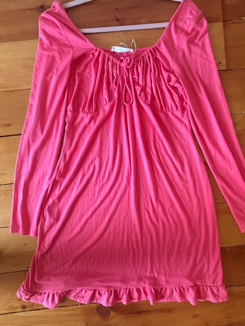 Maje Pink Long Sleeved Dress